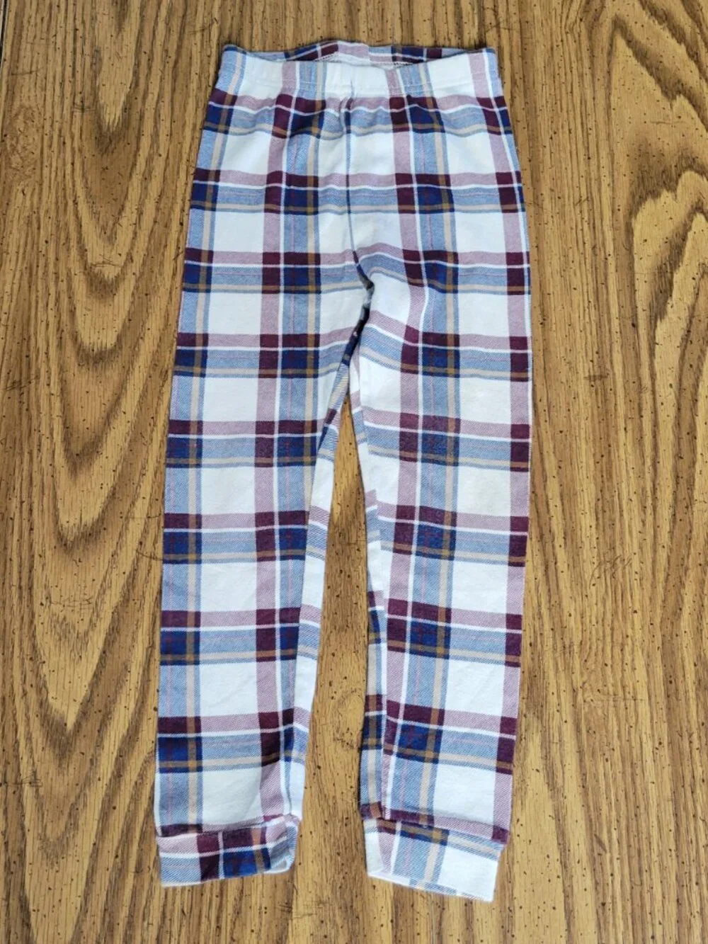 PJ Place Girls Plaid Cotton Pajama Pants Size 4T